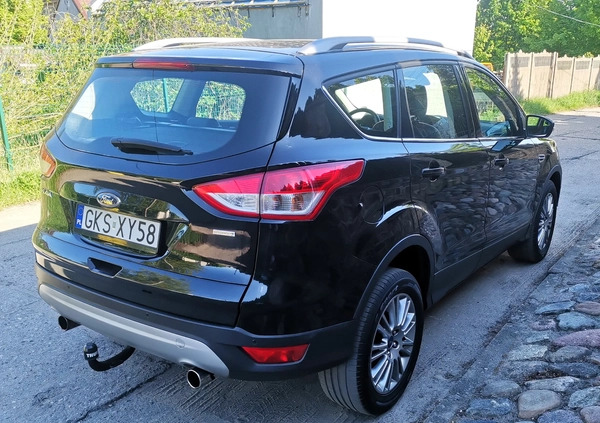 Ford Kuga cena 48400 przebieg: 134000, rok produkcji 2014 z Skarszewy małe 497